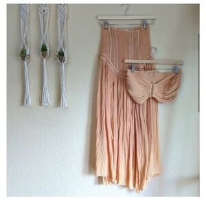 Jen's Pirate Booty Bandeau (size small) and Gauze Skirt (size XS) Set